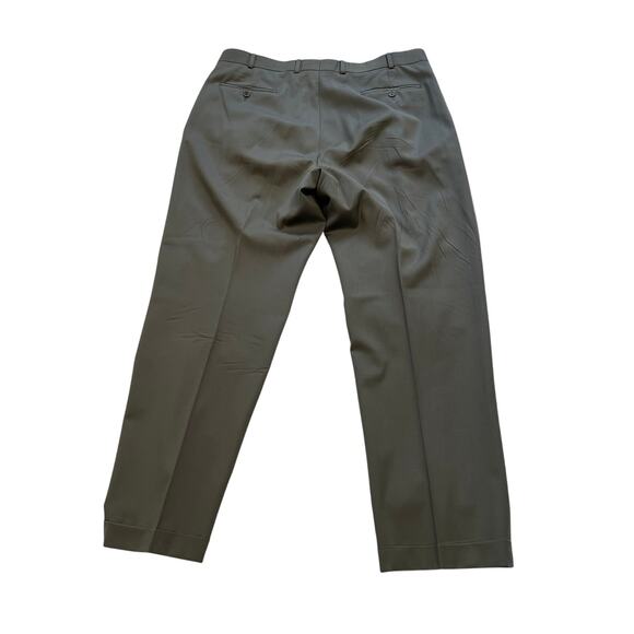 Paul Fredrick Worsted Wool Pleated Dress Pants Gray Mens‎ 38x32 Business Work - Picture 2 of 5